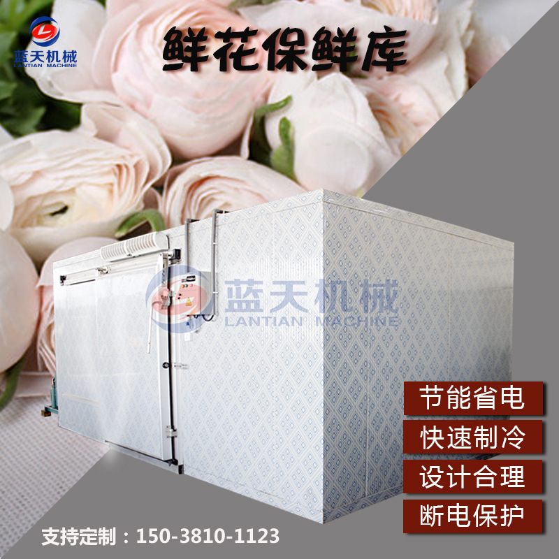 蓝天节能鲜花保鲜冷库 智能鲜花冷库房 鲜花冷藏保鲜设备厂家直销