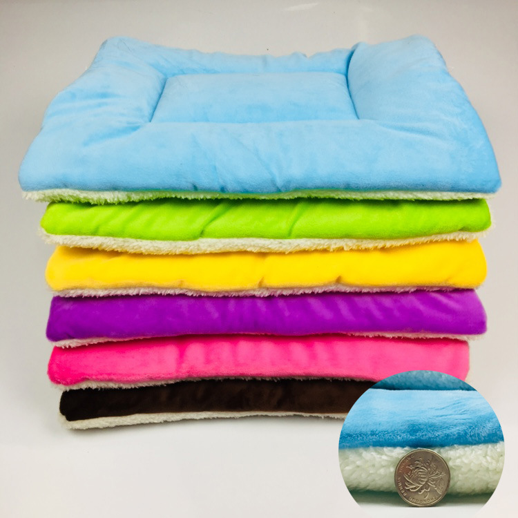 廠家批發狗窩寵物墊小中大型犬空調墊冬季保暖羊羔絨棉墊壹件代發