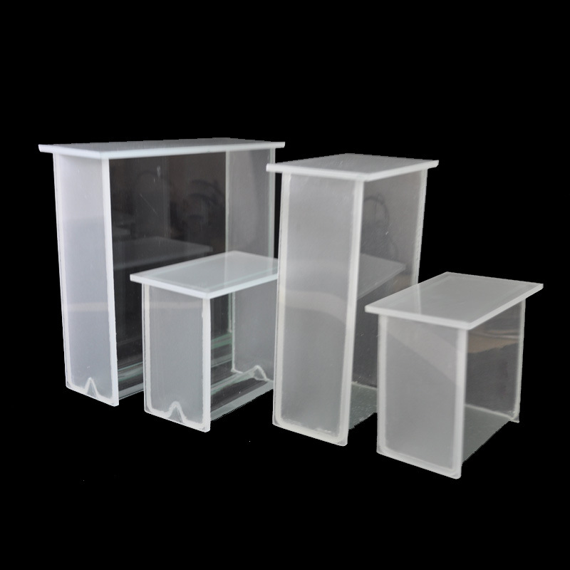 玻璃层析缸单/双槽100/200mm平/斜底薄层色谱展开缸 专业实验器皿