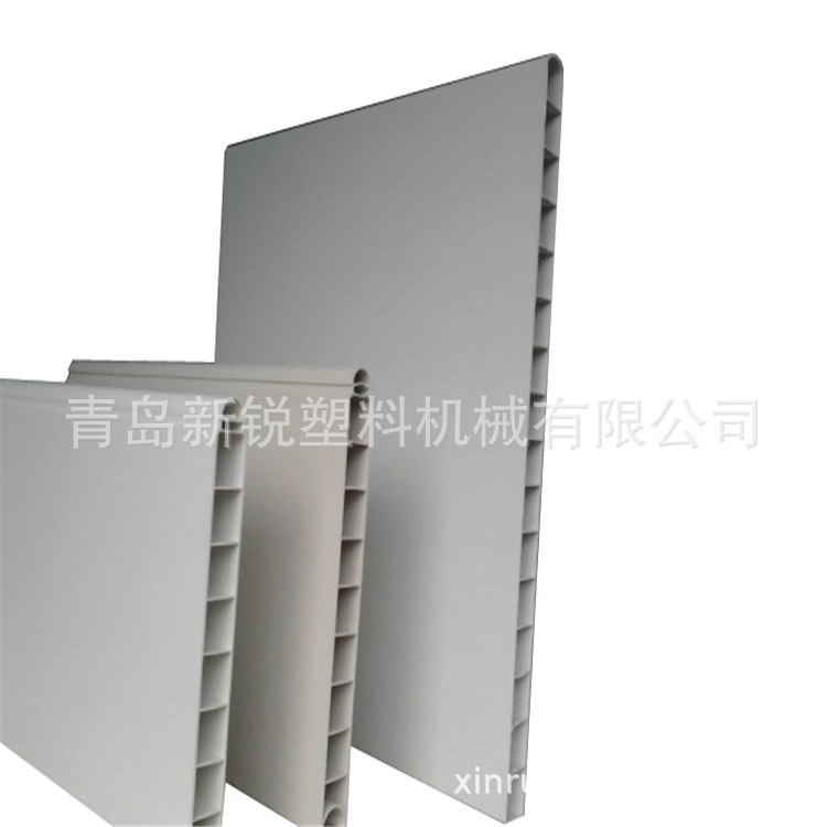 PVC中空围栏板生产设备 新锐塑机 PVC围栏板设备 SZJ80/156