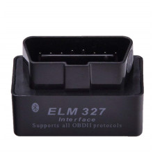 Black Mini ELM327 V2.1/V1.5 Bluetooth  OBD2 Scanner Adapter