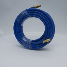 蓝色塑料气管风炮高压充气气管夹纱小风炮管PVC无毒软管气泵管