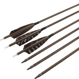 Чистого углерода настоящие перья стрела поддерживают агарвуд деревянный зерна