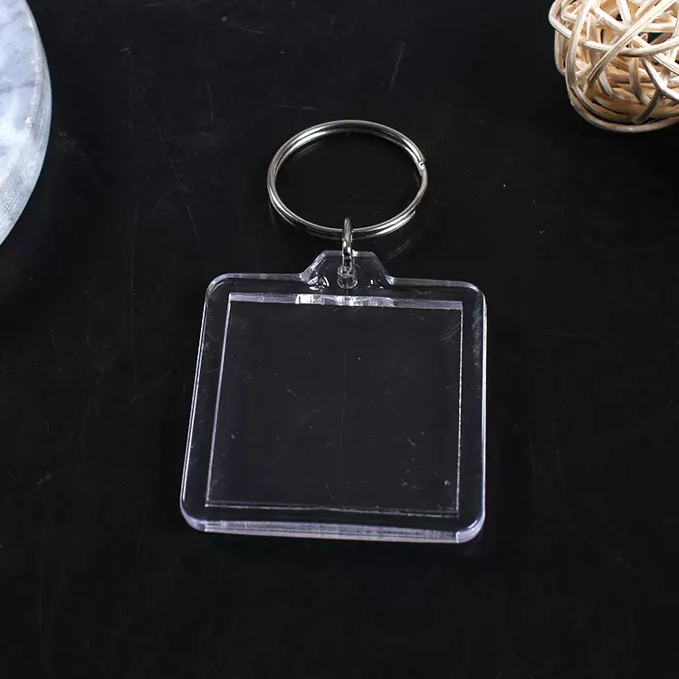 2020现货相框景区影楼钥匙扣空白钥匙扣亚克力钥匙扣