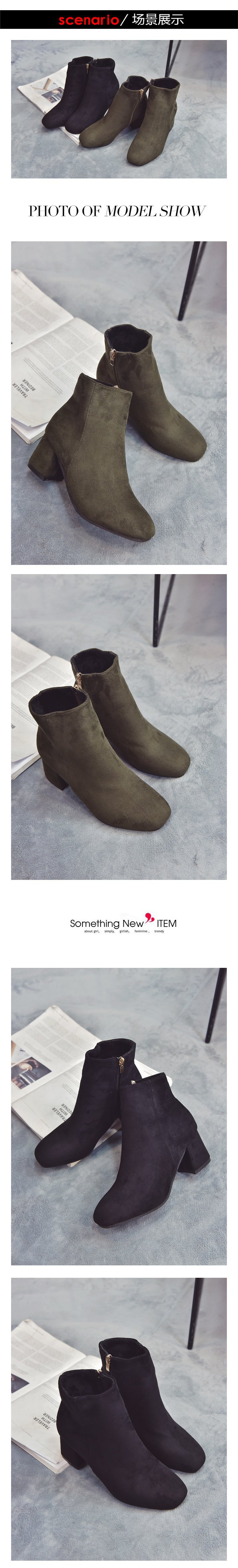 Bottes femme en Daim - Ref 3354988 Image 11