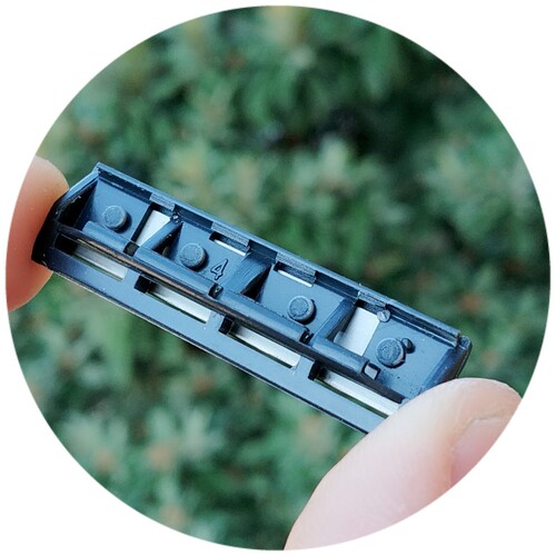Set of two-layer manual razors, old-fashioned razors, stainless steel convenient double-layer razor blades wholesale