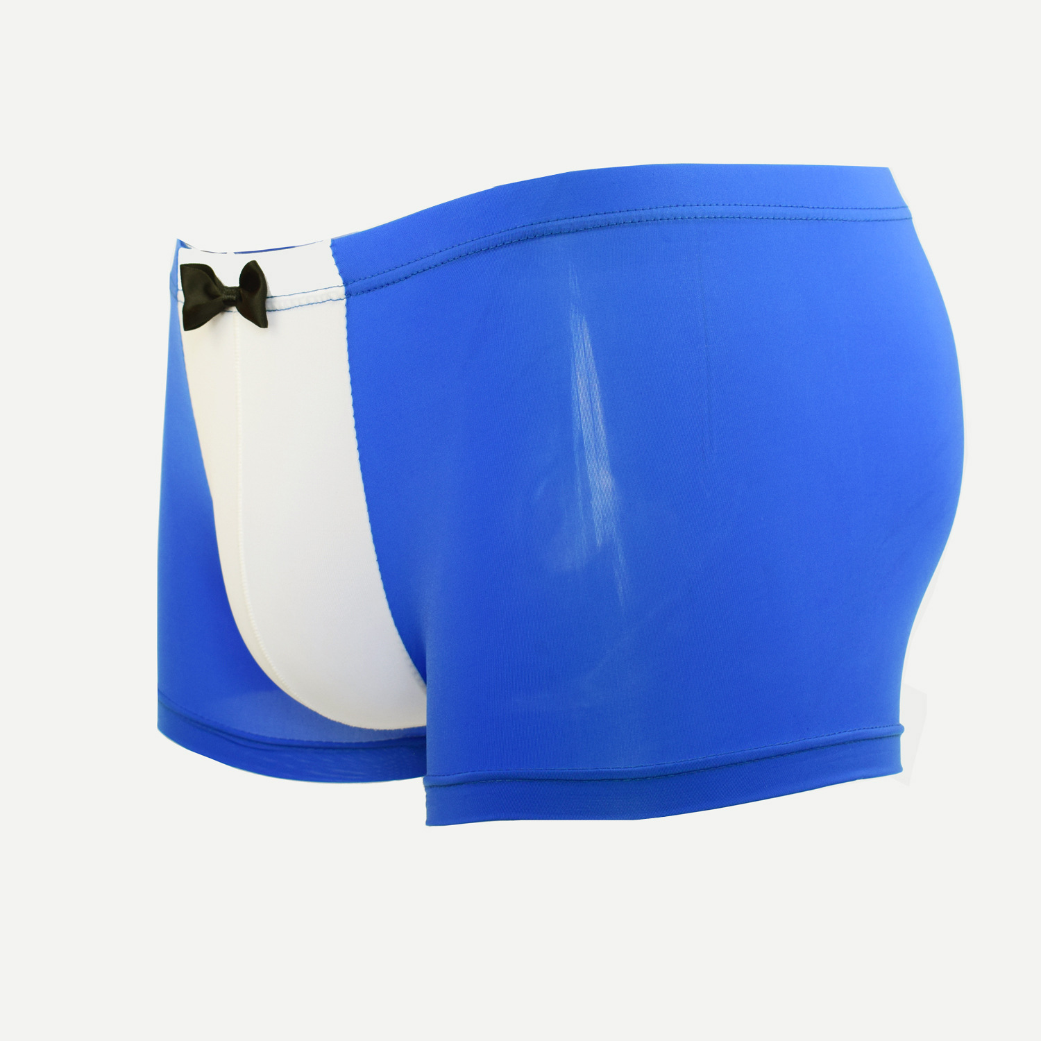 2021 Men Sexy Erotic Bow Tie Stitching Underwear Gentleman Collar Icing