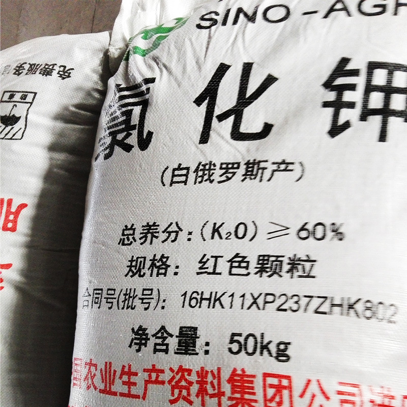 俄罗斯进口60%氯化钾 农用红色颗粒中国农资氯化钾粉末状白色钾肥