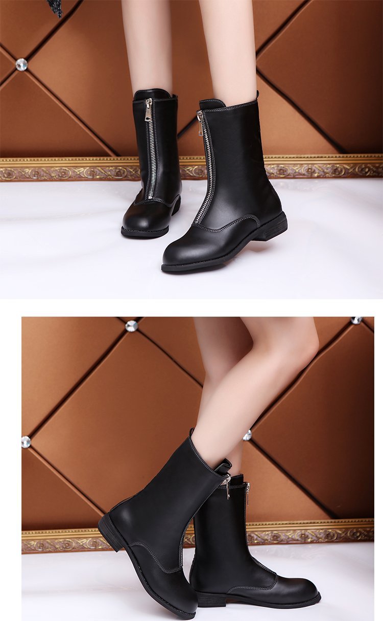 Bottes femme en PU artificiel - Ref 3355820 Image 27