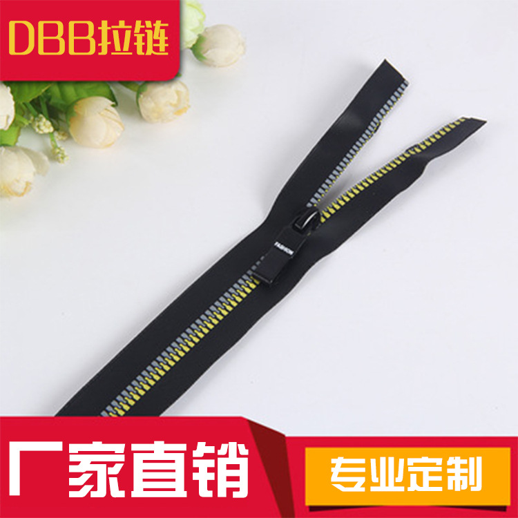 5#尼龙韩版TPU PU防水丝印拉链 印刷图案字母 涂层印花可定做花形