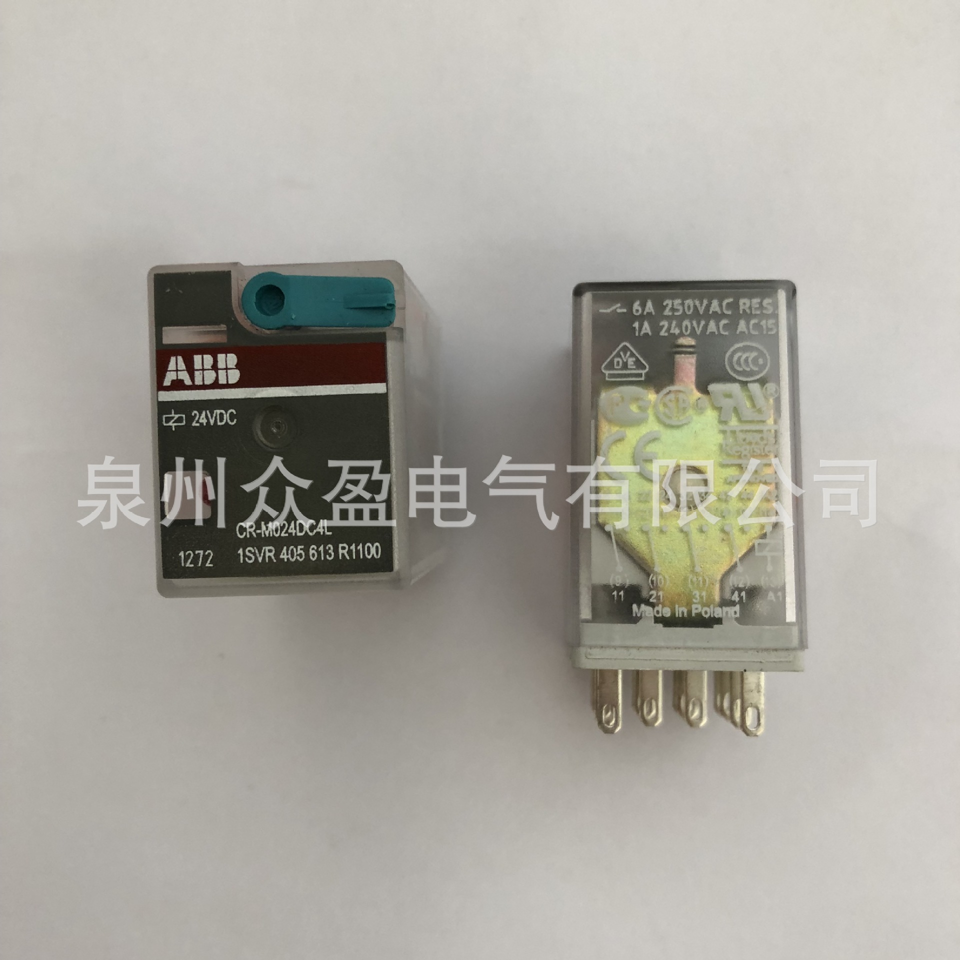 CR-M048DC3L；10070752/ABB插拔式继电器原装正品