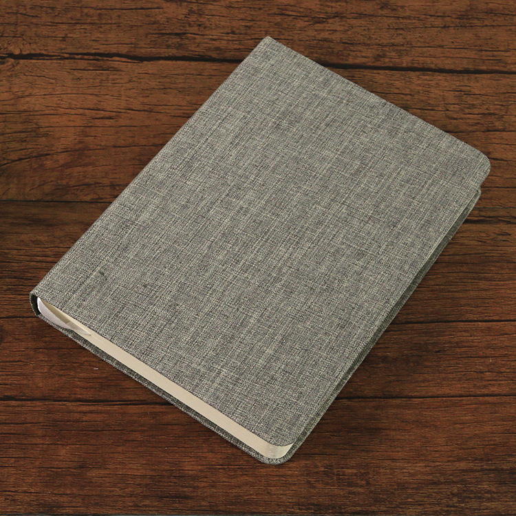 厂家办公学习小清新文艺笔记本 布艺硬面记事本手账 贴芯B6 可定