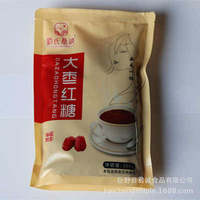 厂家直供300克袋装大枣红糖大枣红糖批发零售君诚食品加工定制|ru