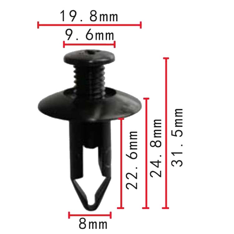 卡扣卡子保险杠中网挡泥板叶子板内衬饰板固定扣膨胀塑料螺丝