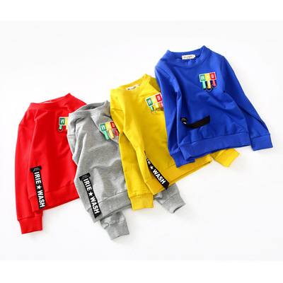 2019 new pattern Children's clothing Boy spring and autumn pure cotton jacket Children Korean Edition leisure time Long sleeve Manufactor Direct selling
