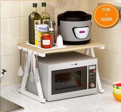 kitchen Shelf Microwave oven rack Kitchen Floor type multi-storey flavoring Storage rack Storage Oven rack