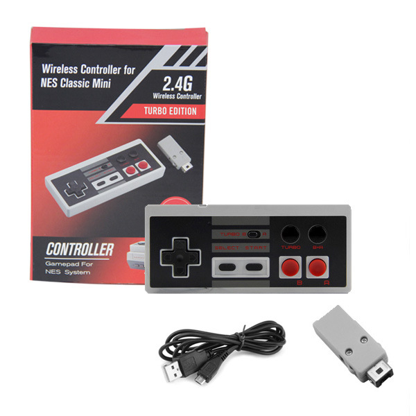 NES Min Handle NES Mini 2.4G Wireless Handle With Lithium Battery Wireless Controller