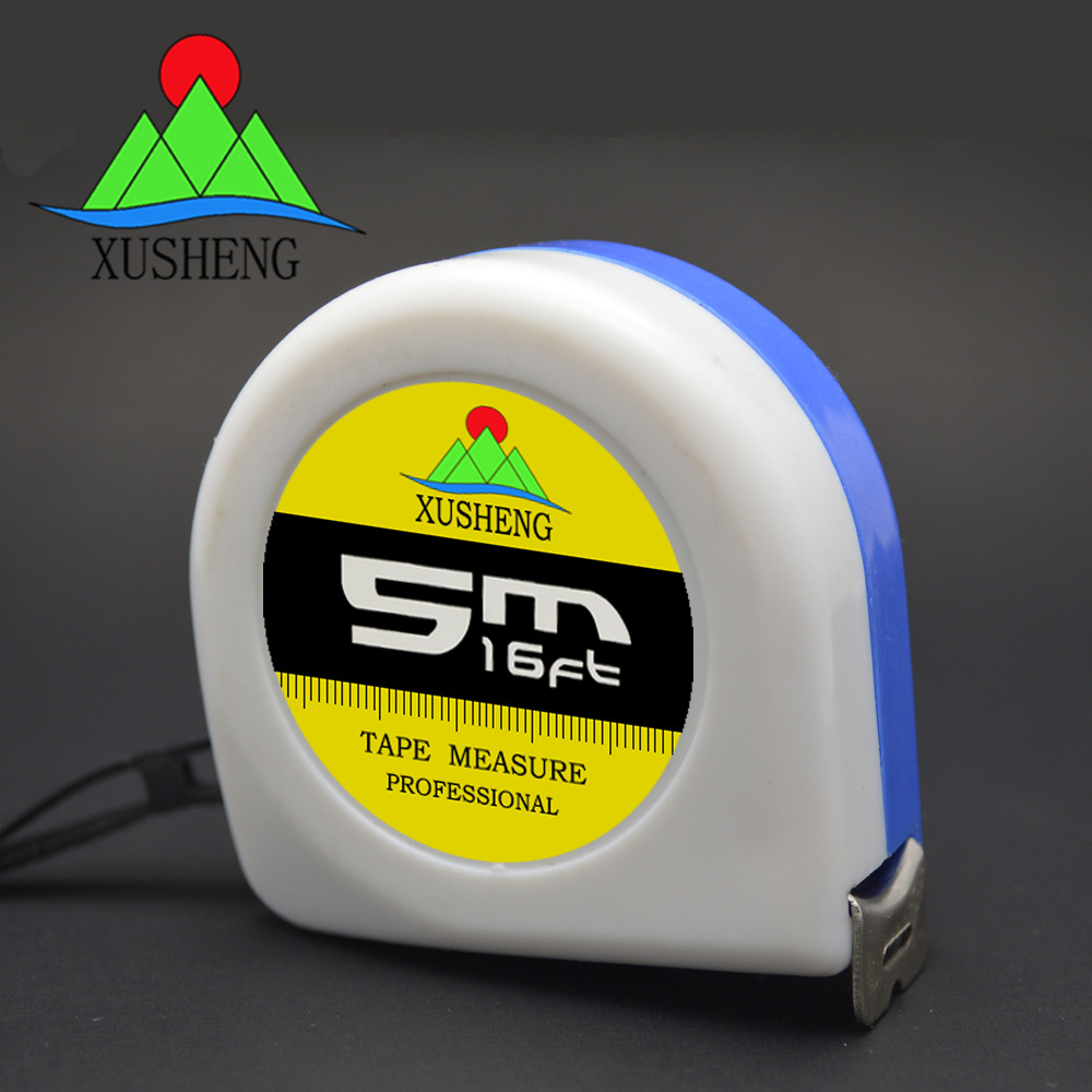 【厂家直销】 供应3米 5米蓝白盒ABS塑料钢卷尺 卷尺 虞城钢卷尺