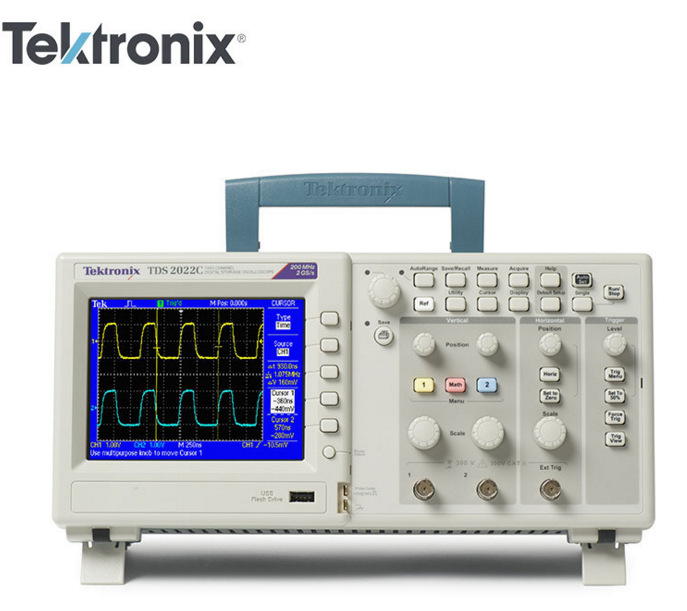 泰克/Tektronix【TDS2022C】数字存储示波器 2通道200MHz/2GS/s