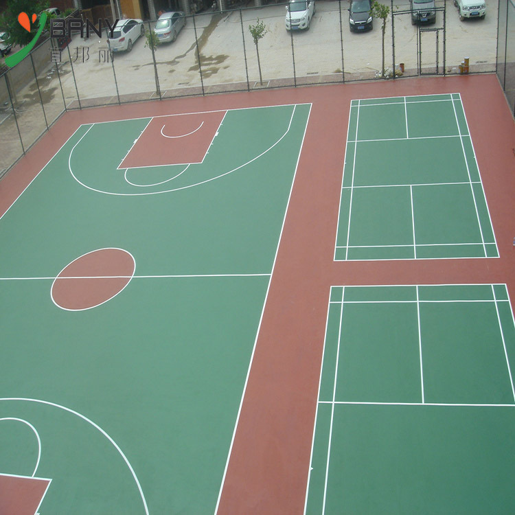 Hard Acrylic acid Court Material Science Shanghai Manufacturer Water Floor paint Plastic track Material Science supply