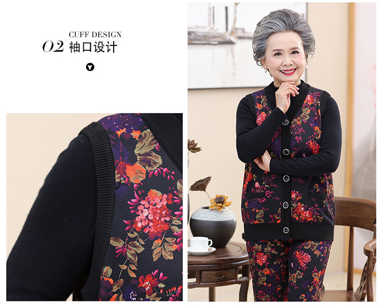 Gilet femme en Costume deux pièces tricoté - Ref 3317890 Image 15