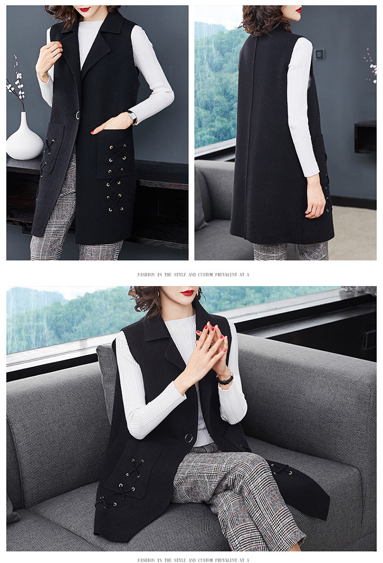 Gilet femme HIRONDELLE CHRYSALIDE en Tricot - Ref 3316342 Image 13