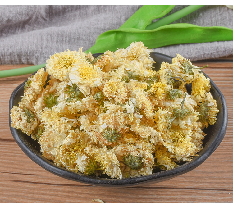 Huangshan Gong Ju (Chrysanthemum morifolium) — Dried Tribute Chrysanthemum Flower Tea, 500g Bulk key features