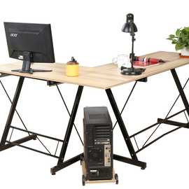 家具工厂批发自带主机架转角桌多用台式电脑桌