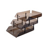Stationery for long life Yuansheng US-603 three layers Document Tray File holder data File box