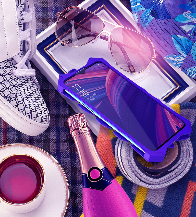 SIMON New THOR II Aviation Aluminum Alloy Shockproof Armor Metal Case Cover for OPPO K1 & OPPO R15x