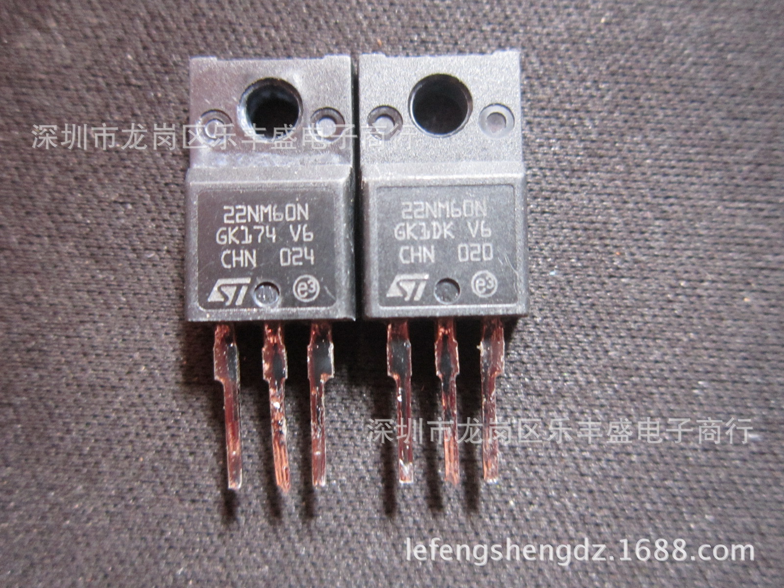 22NM60N STF22NM60N 拆机ST TO-220F N通道 功率MOS 16A 600V