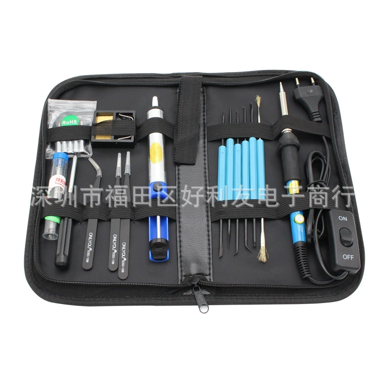 Внешняя торговля 110V220V европейские и американские правила открытый DIY сварочный инструмент костюм 60 Вт с переключателем регулируемой температуры Электрический паяльник