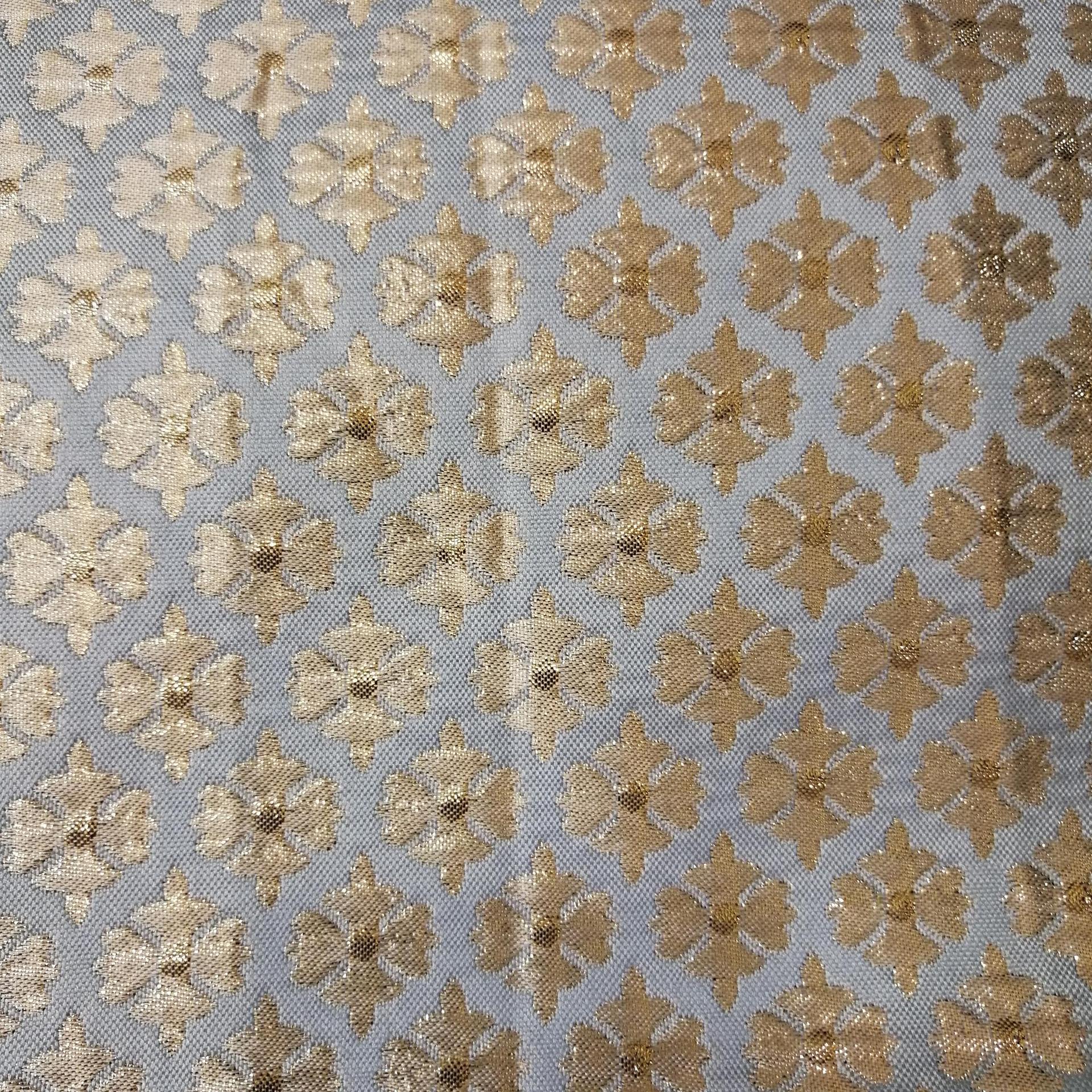 色织金银丝时尚提花面料童装礼服连衣裙鞋料箱包抱枕