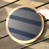 Black board rock bamboo pallet steak dishes insulation dining dining western restaurant hotel hotel cake sushi snack disc