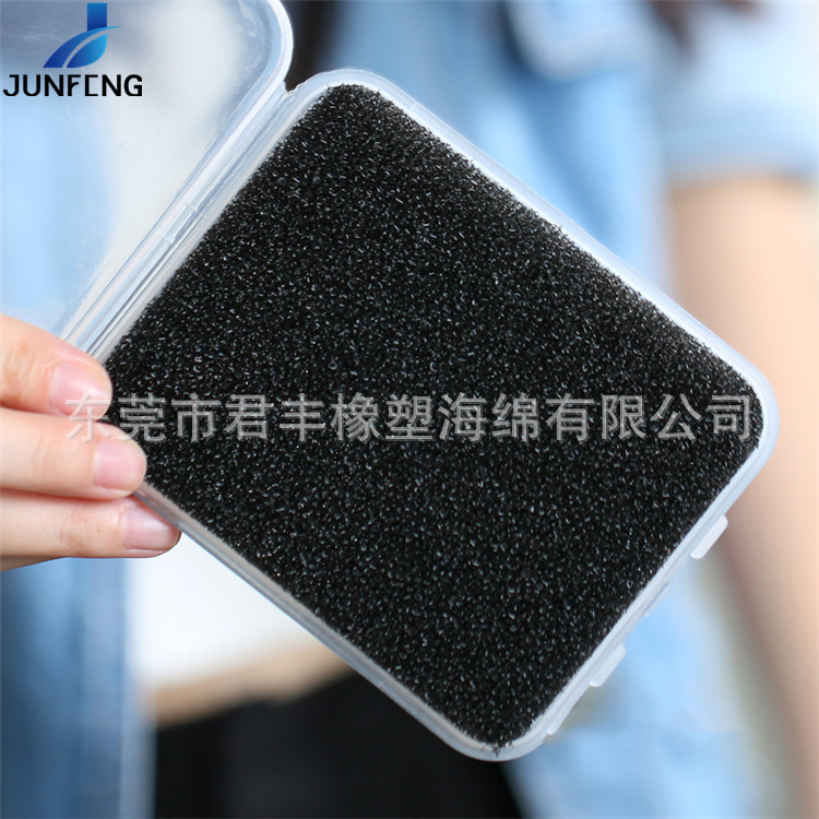 化妆刷清洁盒网状泡绵内垫绵 35PPI爆破棉彩妆师专业圆形过滤海绵