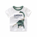 韩版童装新款2022夏季男童短袖T恤批发 卡通恐龙儿童服装一件代销
