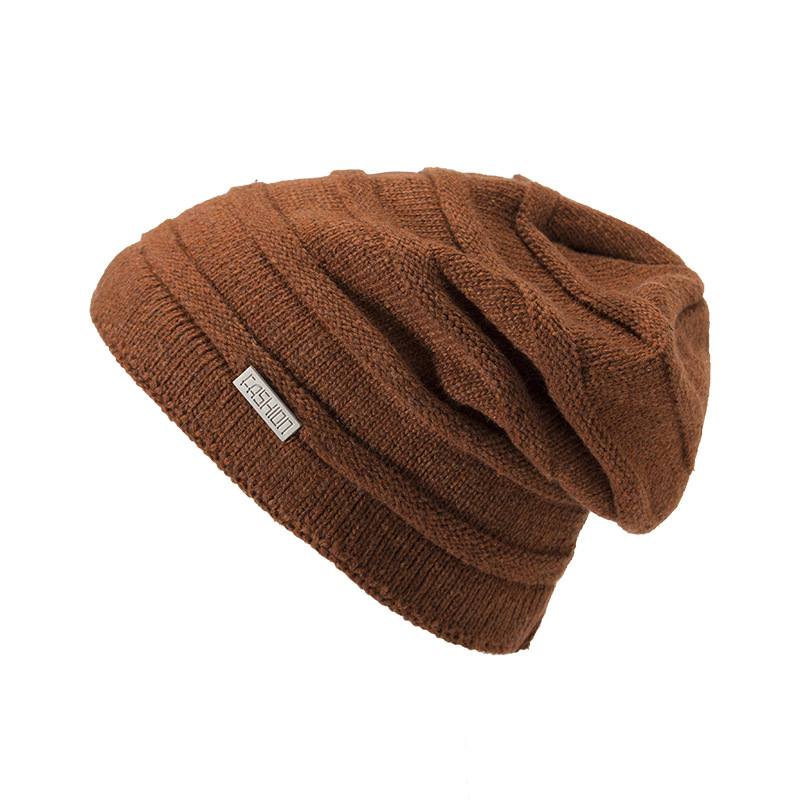 Gestrickte Samtwoll-beanie Für Damen Und Herren Mit Ohrenschutz_voghion.com