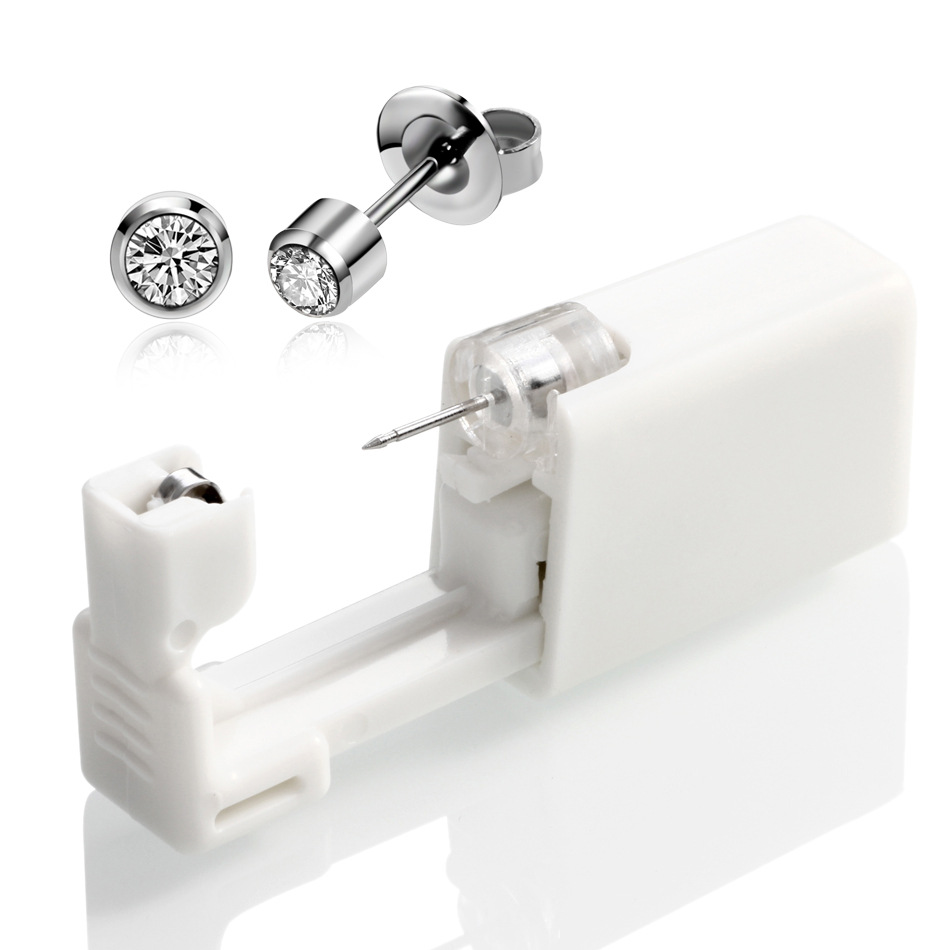 10g Weight Ear Piercing Tool 316 Disposable Get One's Ears Pierced Artifact Vacuum Packaging Ear Piercing Gun Get One's Ears Pierced Ear Piercing Gun Spot