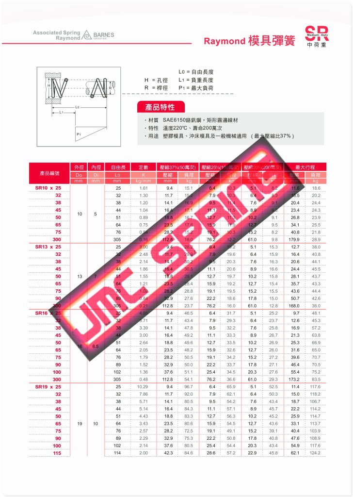 美国联合弹簧RAYMOND