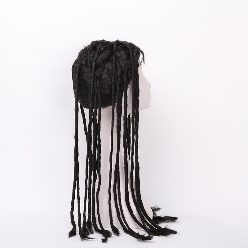 Newlook IMG - 1377 moda negra nueva peluca de trenza larga peluca de vacaciones