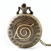 博时雅 Naruto, retro pocket watch, cartoon big quartz hairpins, wholesale, 47mm