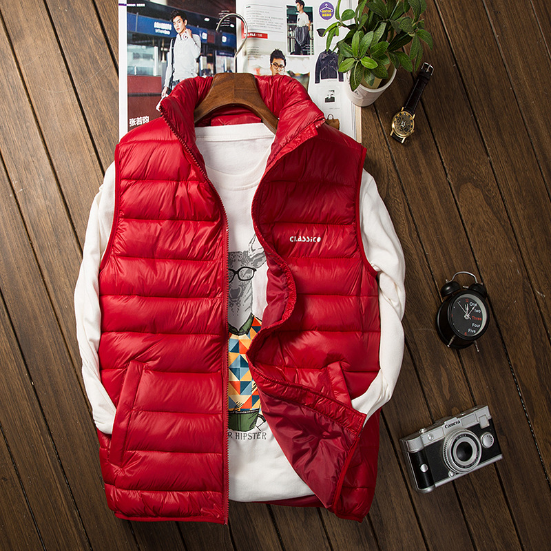 Baumwollweste Herren neue Herren koreanische Version der Baumwollweste Jugendpaarweste männliche große Weste Baumwollkleidung Flut_voghion.com