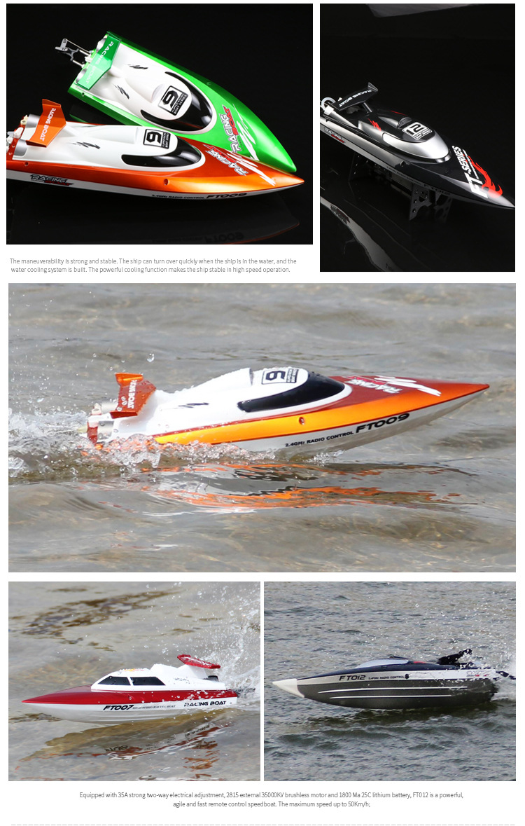 High-Speed Model Racing Boat