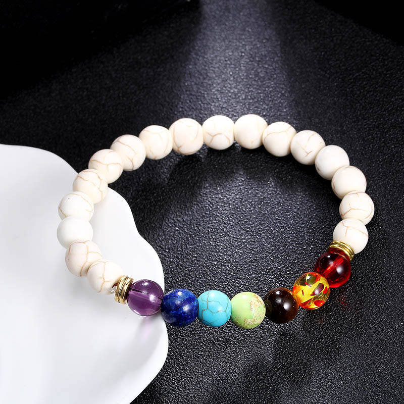 Fashion Round Beaded Unisex Bracelets 1 Piece display picture 2