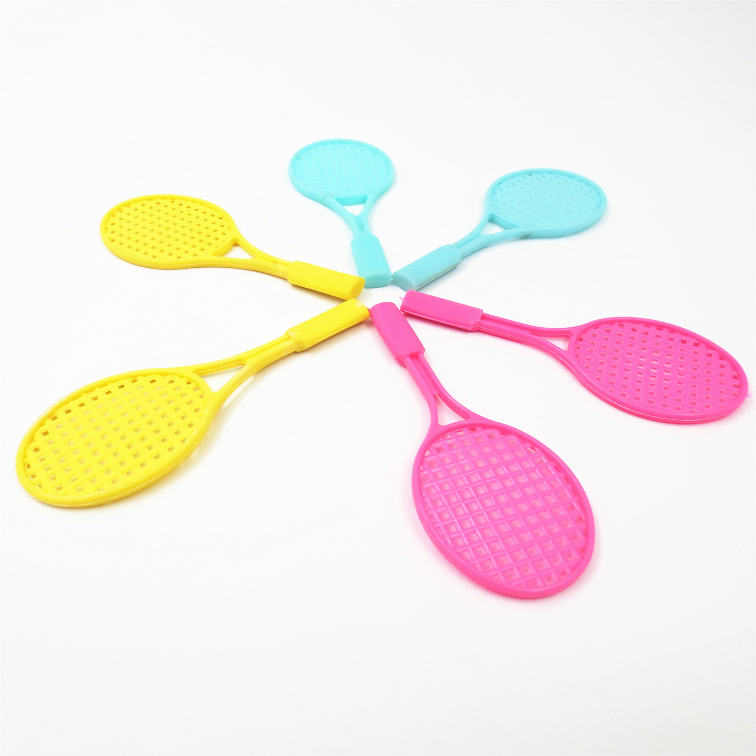 100g bag of toy rackets, tennis rackets, badminton rackets, multiple colors