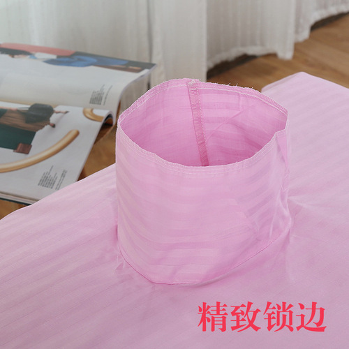 Beauty Bedside Hole Towel 100% Cotton Beauty Salon Exclusive with Hole Massage Cloth Massage Towel with Hole Cushion Towel Pure Cotton Wholesale Customization