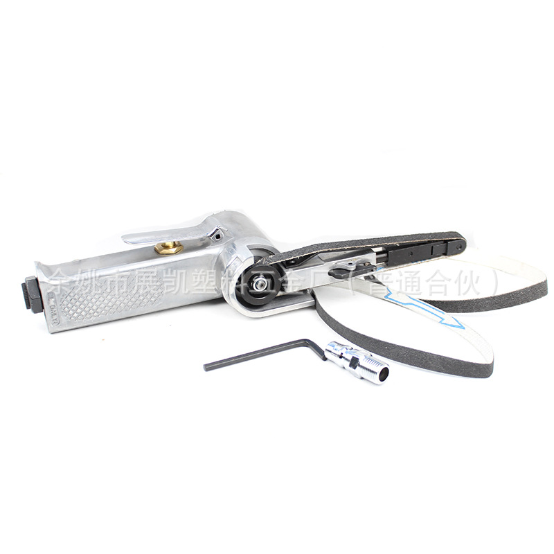 风研工业级气动砂带机10*330mm风动打磨机 环带机 抛光机 修改