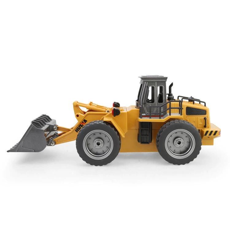 Metal bulldozer, toy car, remote control