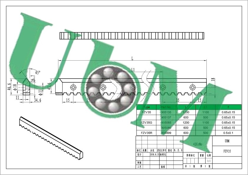 FZV系列导轨非标定制