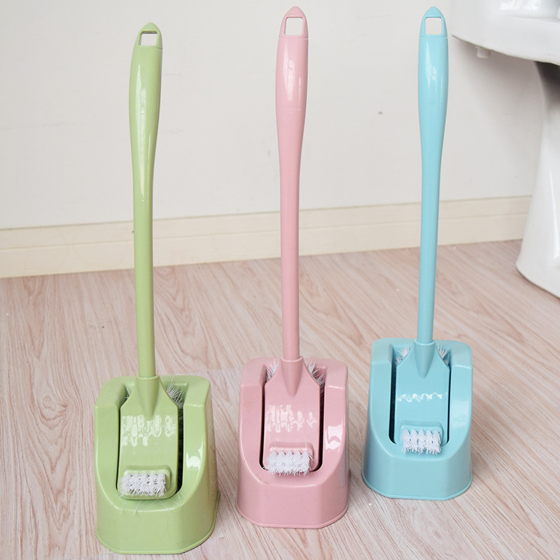 Toilet brush toilet soft hair cleaning t...